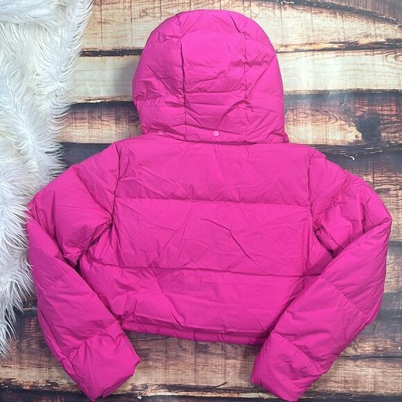 lululemon Wunder Puff Super-Cropped Jacket Sonic Pink - Picture 8 of 9